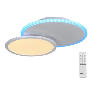 Leuchten Direkt 11662-16 - LED RGB pritemdomas lubinis šviestuvas ARENDA LED/21W/230V + nuotolinio valdymo pultas