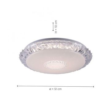 Leuchten Direkt 14377-00- LED RGB Reguliuojamas šviestuvas LUCCA LED/36W/230V + VP