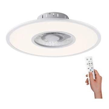 Leuchten Direkt 14642-16-LED Reguliuojamas šviestuvas su ventiliatoriumi FLAT-AIR LED/32W/230V 2700-5000K + valdymo pultas