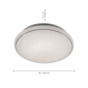 Leuchten Direkt 14744-16 - LED RGB Reguliuojamas lubinis šviestuvas JUPI LOLASMART LED/32W/230V + valdymo pultas