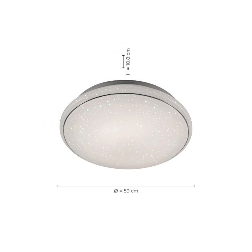 Leuchten Direkt 14744-16 - LED RGB Reguliuojamas lubinis šviestuvas JUPI LOLASMART LED/32W/230V + valdymo pultas
