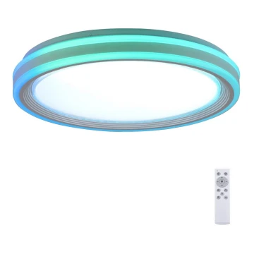 Leuchten Direkt 15154-16-LED RGB Reguliuojamas lubinis šviestuvas  EDGING LED/39W/230V + valdymo pultas