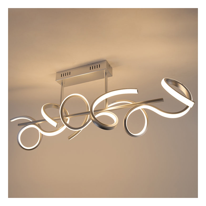 Leuchten Direkt 19032-21 - LED Reguliuojamas ant pagrindo montuojamas sietynas CURLS LED/25,8W/230V