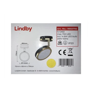 Lindby - LED akcentinis šviestuvas 1xG53/6W/230V