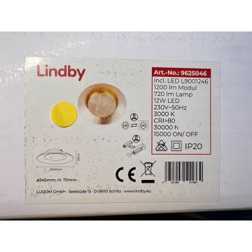 Lindby - LED Lubinis šviestuvas KETI LED/12W/230V