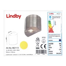 Lindby - LED Sieninis šviestuvas LAREEN 2xLED/3W/230V
