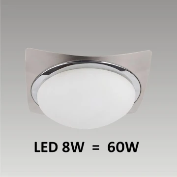 Lubinis / sieninis LED šviestuvas LENS 1xLED/8W 170  mm