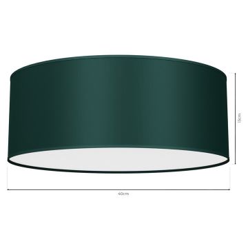 Lubinis šviestuvas VERDE 2xE27/60W/230V d. 40 cm žalias