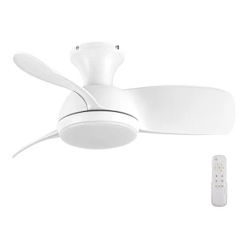 Lucci air 513071 - LED Pritemdomas lubinis ventiliatorius SYROS LED/18W/230V 3000/4000/6000K balta + nuotolinio valdymo pultas