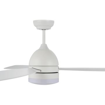 Lucci air 513075 - LED lubinis ventiliatorius VECTOR LED/25W/230V 3000/4200/6500K balta + nuotolinio valdymo pultas