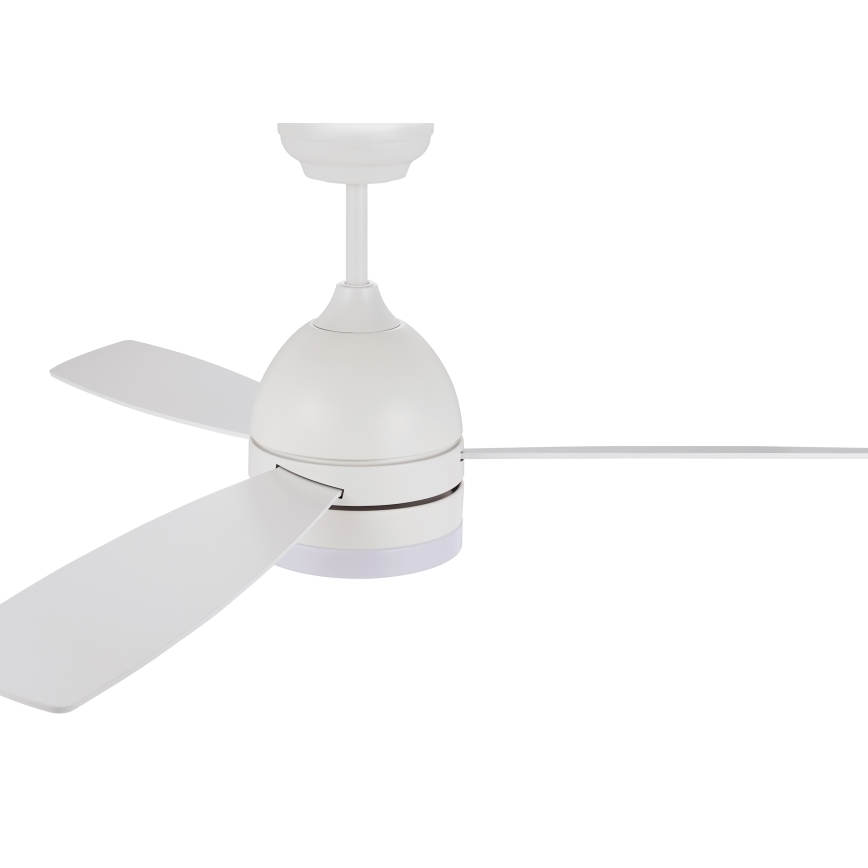 Lucci air 513075 - LED lubinis ventiliatorius VECTOR LED/25W/230V 3000/4200/6500K balta + nuotolinio valdymo pultas