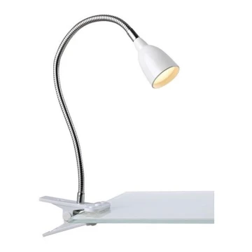 Markslöjd 106091 - LED Stalinė lempa su spaustuku TULIP LED/3W/230V balta