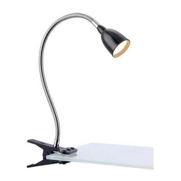 Markslöjd 106092 - LED Stalinė lempa su spaustuku TULIP LED/3W/230V juoda
