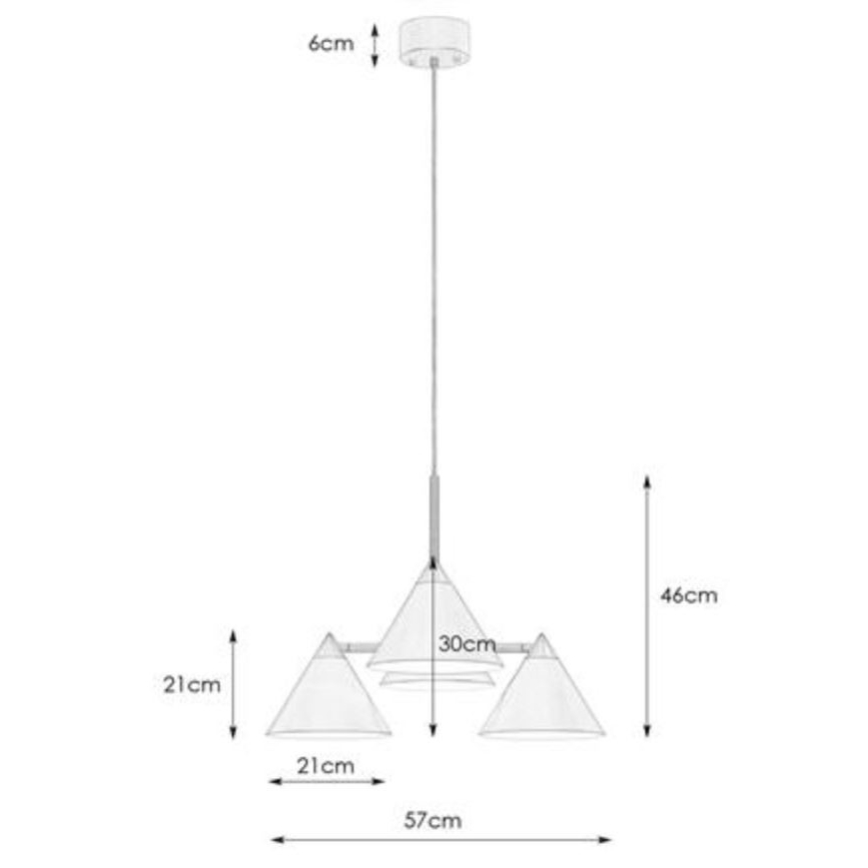 Markslöjd 108077 - Pakabinamas sietynas KLINT 4xE14/40W/230V baltas