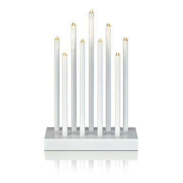 Markslöjd 702588 - Kalėdinė LED žvakidė VIIK 9xLED/0,54W/230/3V balta