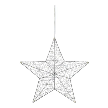 Markslöjd 703436 - LED kalėdinė dekoracija ARTUR 30xLED / 0.9W / 4.5V sidabras 50 cm