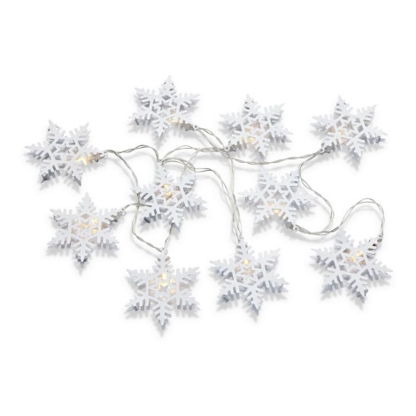 Markslöjd 703747 - LED Kalėdinė girlianda PRINCE 10xLED/3xAA 2,15m šiltai balta