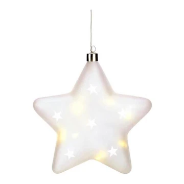 Markslöjd 704489 - LED Kalėdinė dekoracija LISETTE 10xLED/0,3W/3xAA žvaigždė