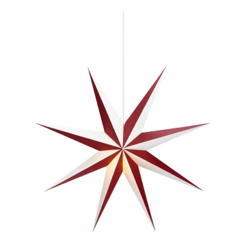 Markslöjd 704523 - Kalėdų dekoracija ALVA 1xE14/25W/230V raudona/balta 75 cm