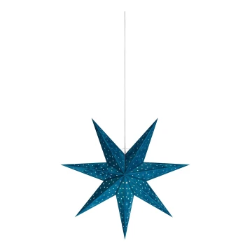 Markslöjd 705482 - Kalėdų dekoracija VELOURS 1xE14/25W/230V mėlyna