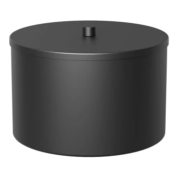 Metalinė saugojimo dėžutė 12x17,5 cm juoda