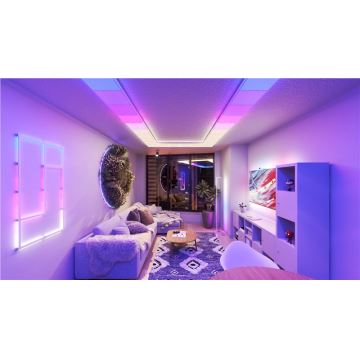 Nanoleaf - Prailginimo rinkinys LED RGBW Pritemdomas šviestuvas SKYLIGHT LED/16W/230V 2700-6500K Wi-Fi