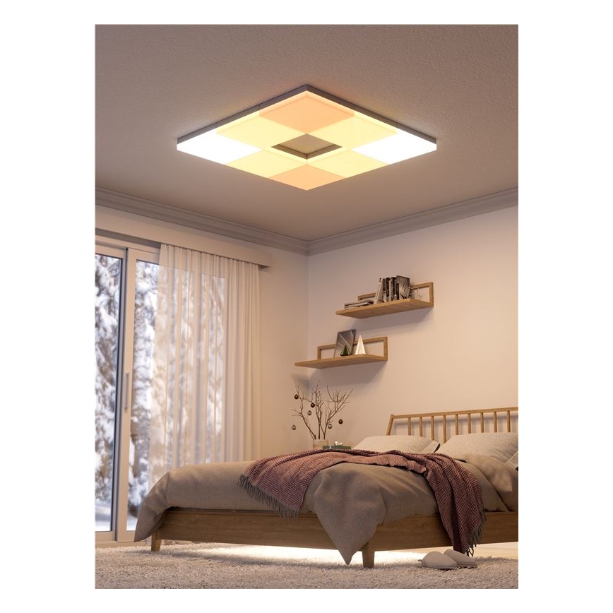 Nanoleaf - Prailginimo rinkinys LED RGBW Pritemdomas šviestuvas SKYLIGHT LED/16W/230V 2700-6500K Wi-Fi