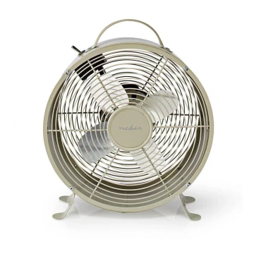 Nedis FNCL10GY20 - „Stalo ventiliatorius RETRO“ 20W / 230V pilkas ø25 cm
