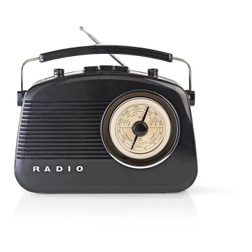 Nedis RDFM5000BK - FM radijo imtuvas 4,5W/230V juodas