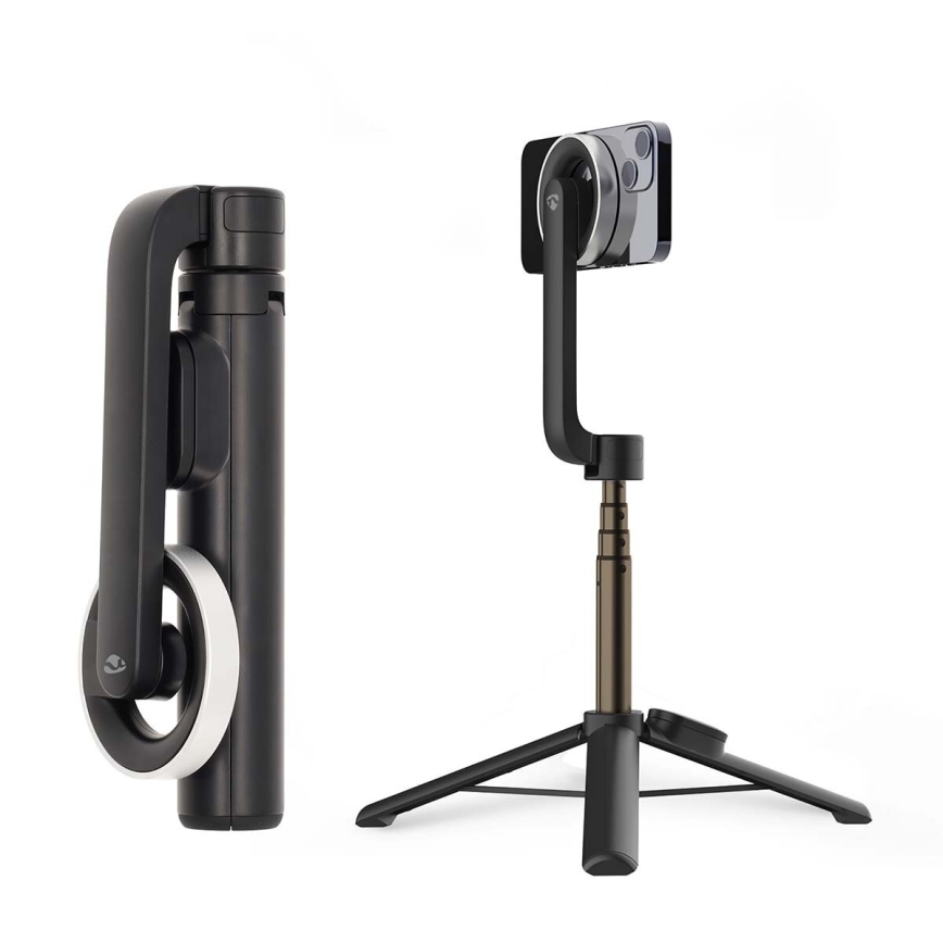 Magnetinis foldable selfie stick 2in1 su stovu