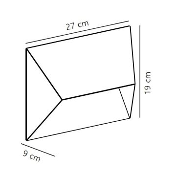 Nordlux - Lauko sieninis šviestuvas PONTIO 2xGU10/25W/230V IP54