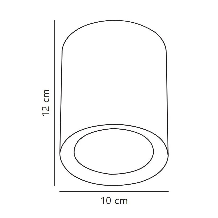 Nordlux - LED akcentinis šviestuvas FALLON LONG LED/5,5W/230V juoda