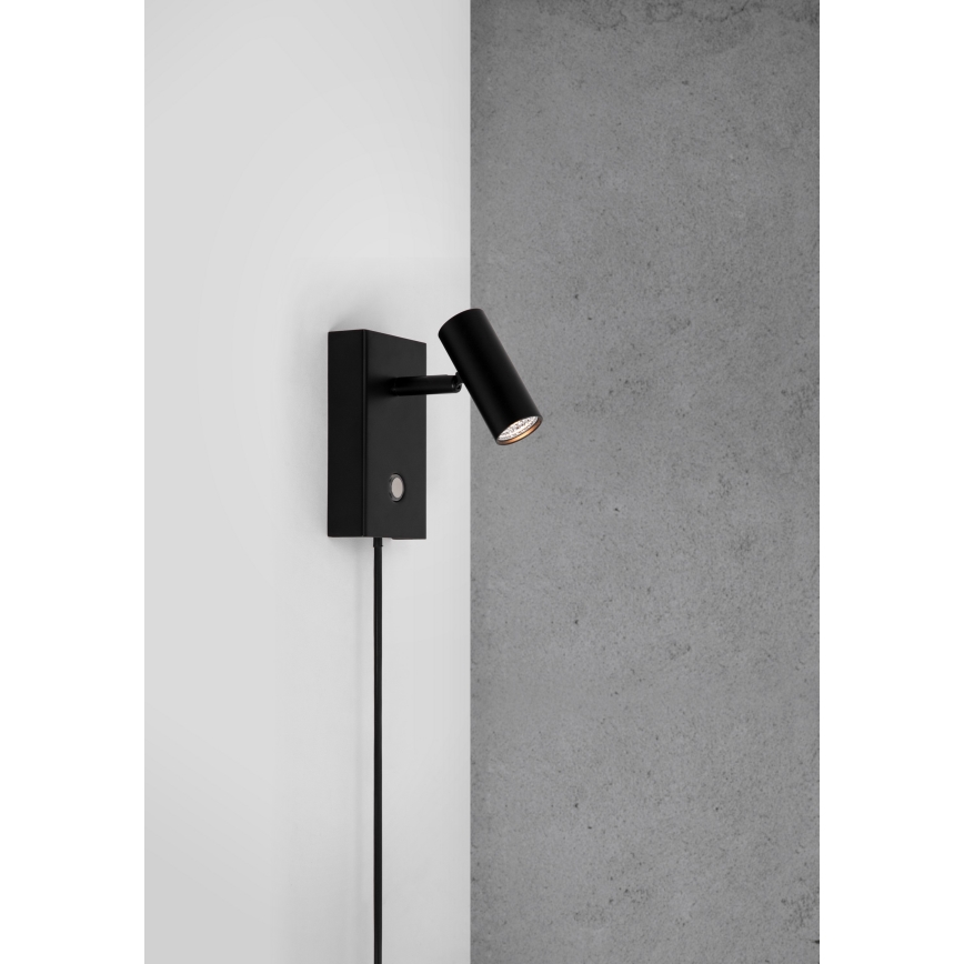 Nordlux - LED pritemdomas akcentinis sieninis šviestuvas OMARI LED/3,2W/230V juoda