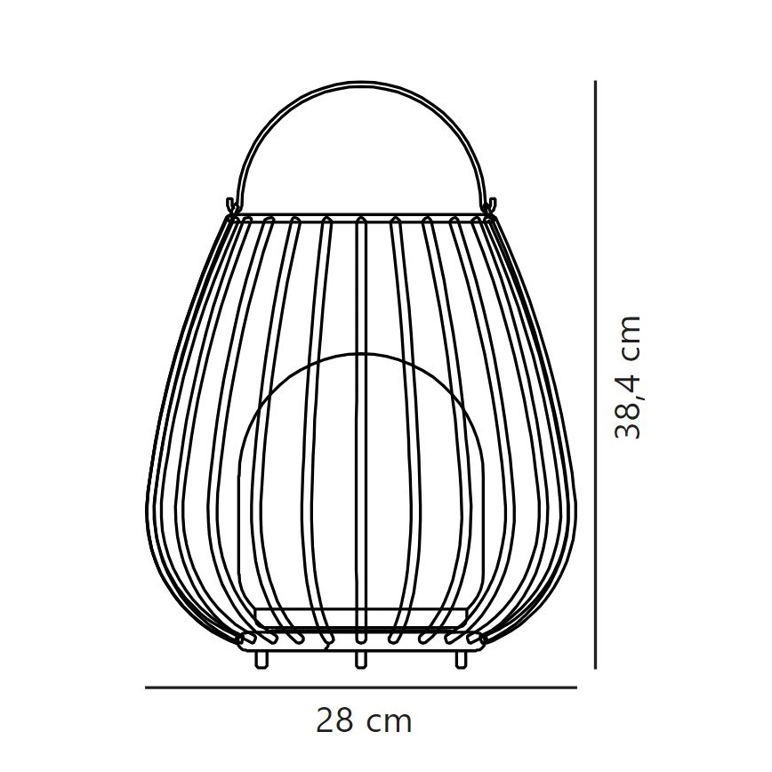 Nordlux - LED pritemdomas nešiojamas lauko šviestuvas JIM TO-GO LED/3W/3,7V IP54 juodas