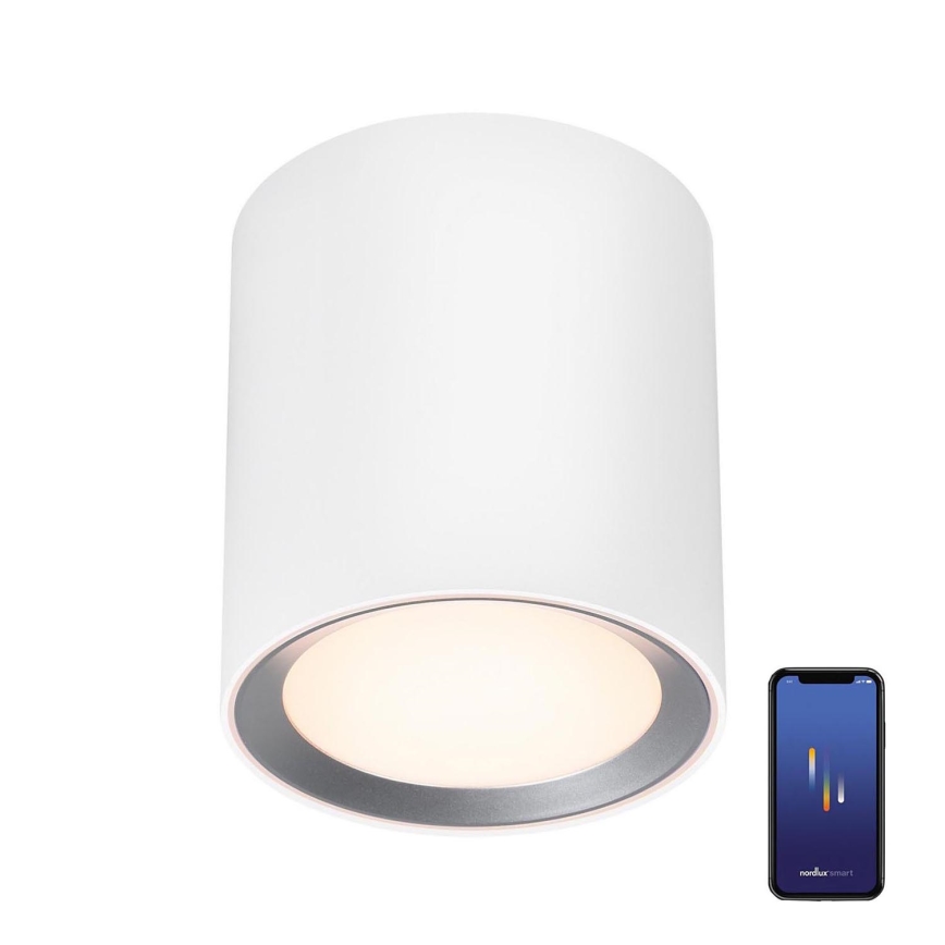 Nordlux - LED pritemdomas vonios šviestuvas LANDON SMART LED/8W/230V 2700-6500K IP44 balta