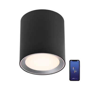 Nordlux - LED pritemdomas vonios šviestuvas LANDON SMART LED/8W/230V 2700-6500K IP44 juoda