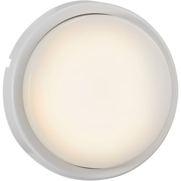 Nordlux - LED sieninis lauko šviestuvas CUBA LED/6,5W/230V IP54 diametras 17,5 cm balta