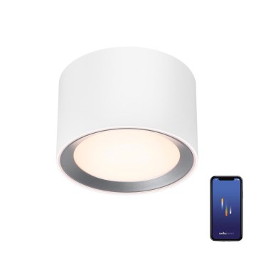 Nordlux -LED šviesos reguliavimas vonia Akcentinis šviestuvas LANDON SMART LED/8W/230V 2700-6500K IP44 balta