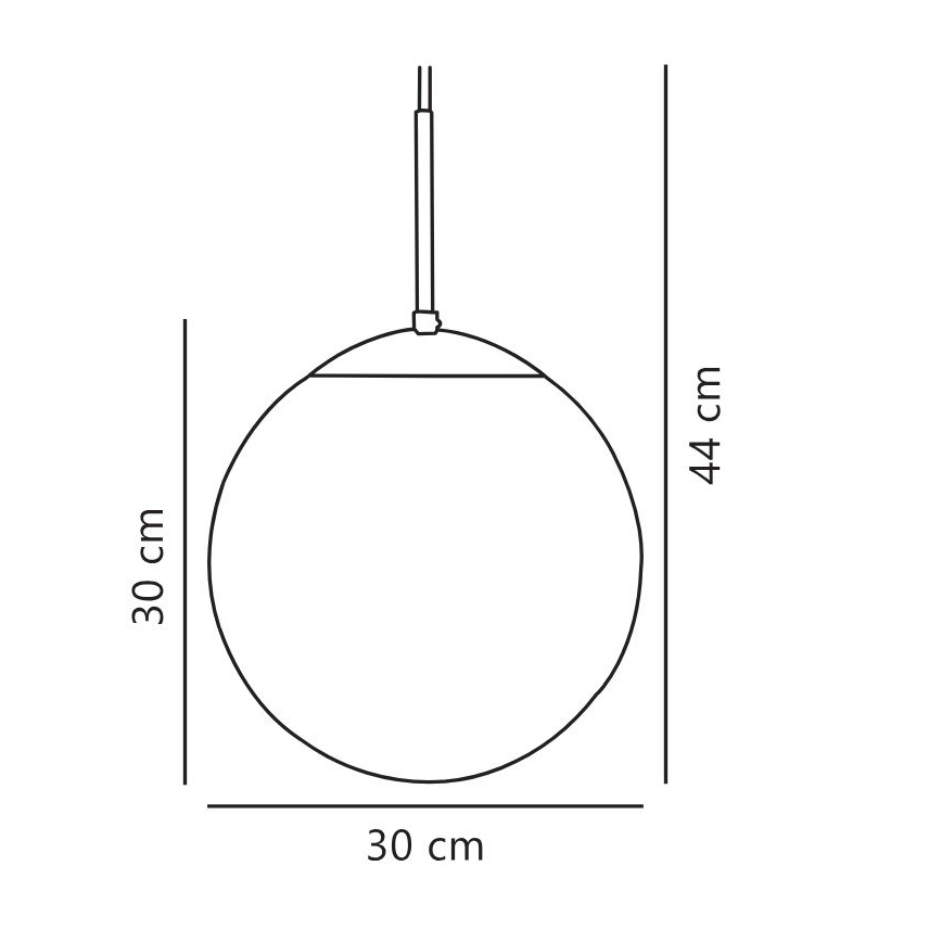 Nordlux - Pakabinamas sietynas CAFE 1xE27/25W/230V diametras 30 cm