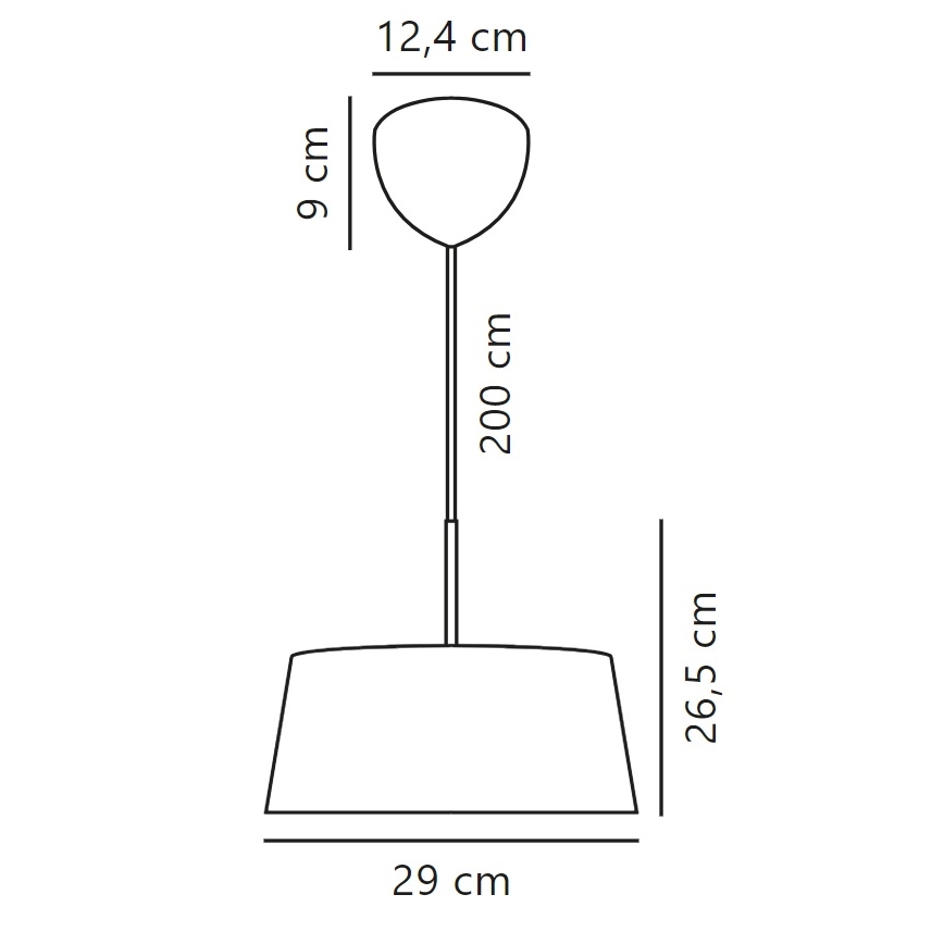 Nordlux - Pakabinamas sietynas CLASI 3xE14/10W/230V diametras 29 cm