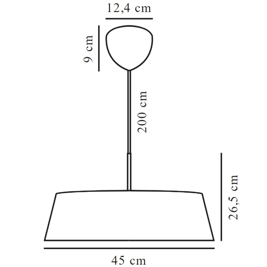 Nordlux - Pakabinamas sietynas CLASI 3xE14/15W/230V diametras 45 cm