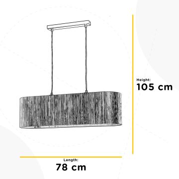 ONLI - Pakabinamas sietynas MADU 2xE27/22W/230V