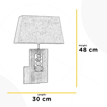 ONLI - Sieninis šviestuvas MIRIEL 1xE27/22W/230V