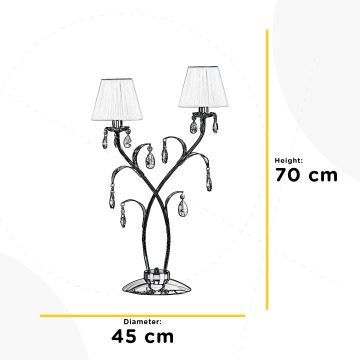 ONLI - Stalinė lempa JACQUELINE 1xE14/6W/230V 70 cm