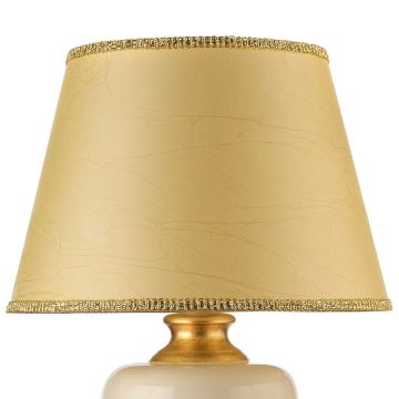 ONLI – Stalinė lempa MOZART 1xE27/22W/230V smėlio spalvos/auksinė 75 cm
