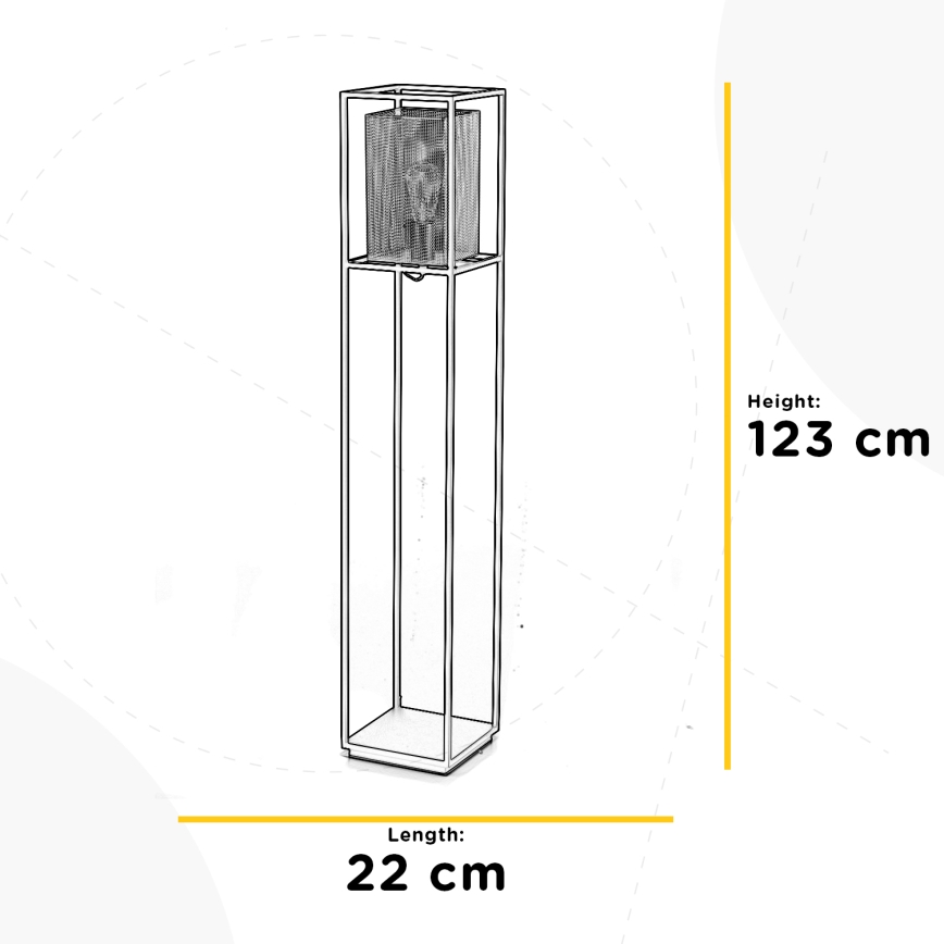 ONLI - Toršeras MALIK 1xE27/22W/230V auksas/juoda