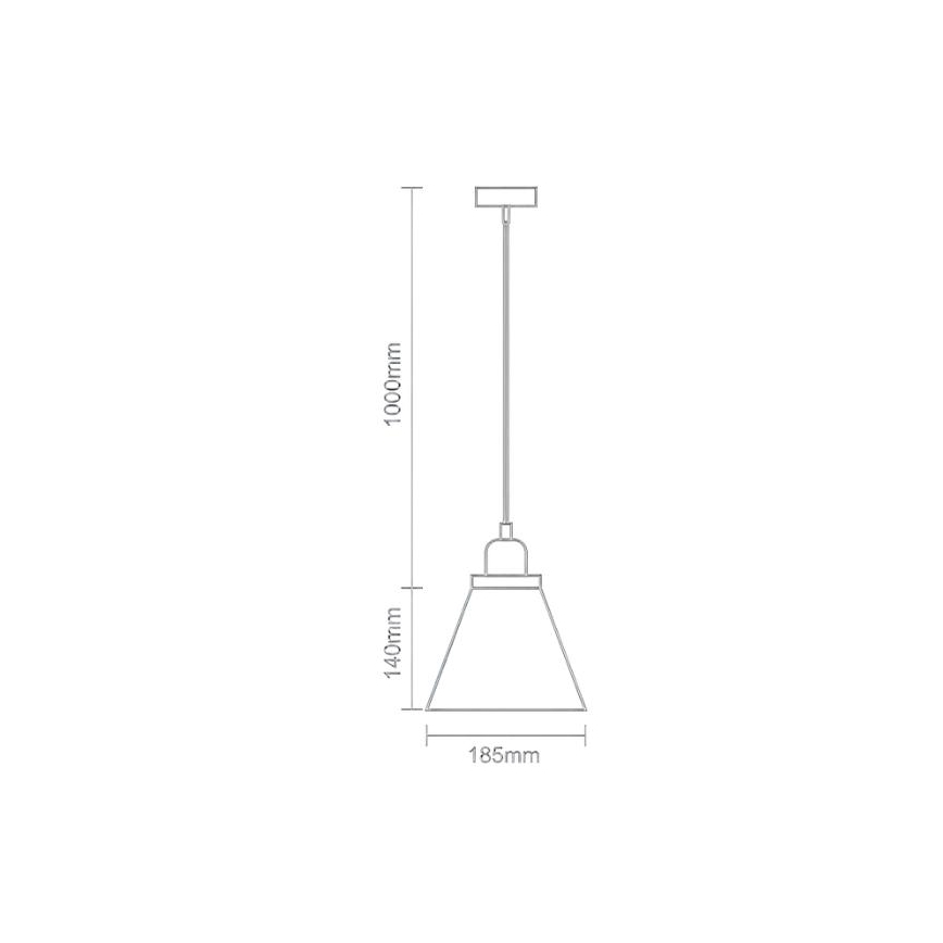 Pakabinamas sietynas 1xE27/60W/230V diametras 18,5 cm