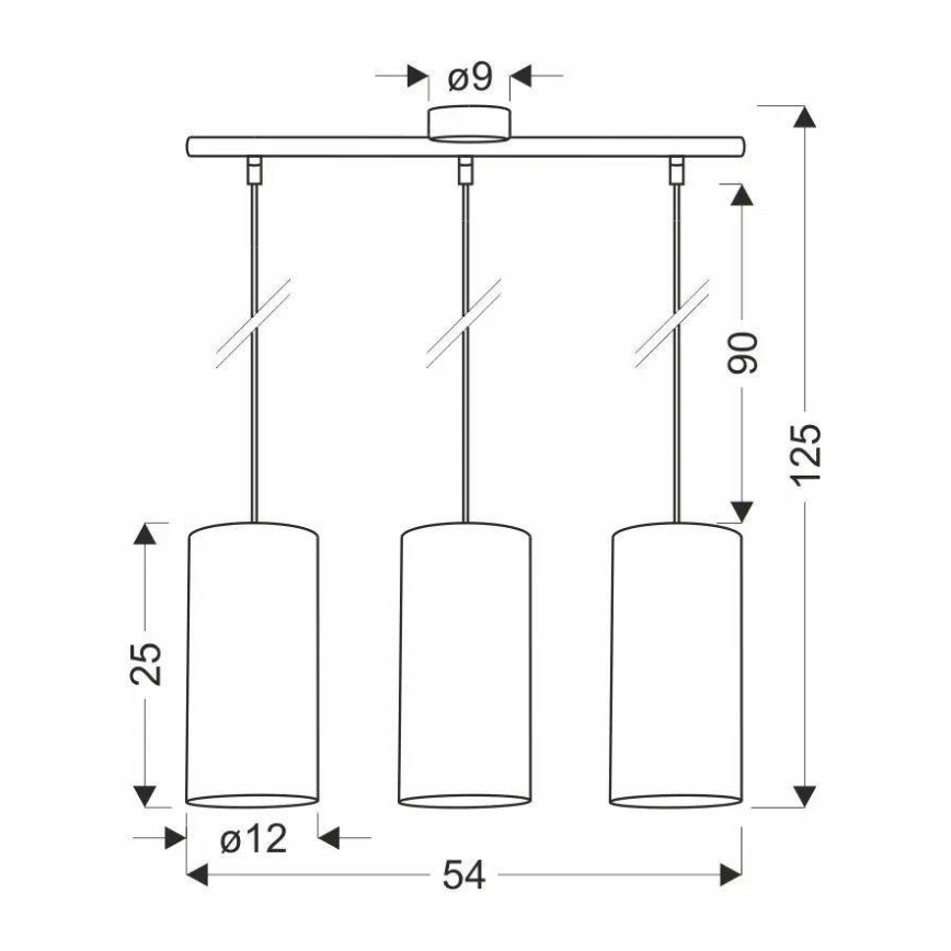 Pakabinamas sietynas FLERI 3xE27/60W/230V rotangas