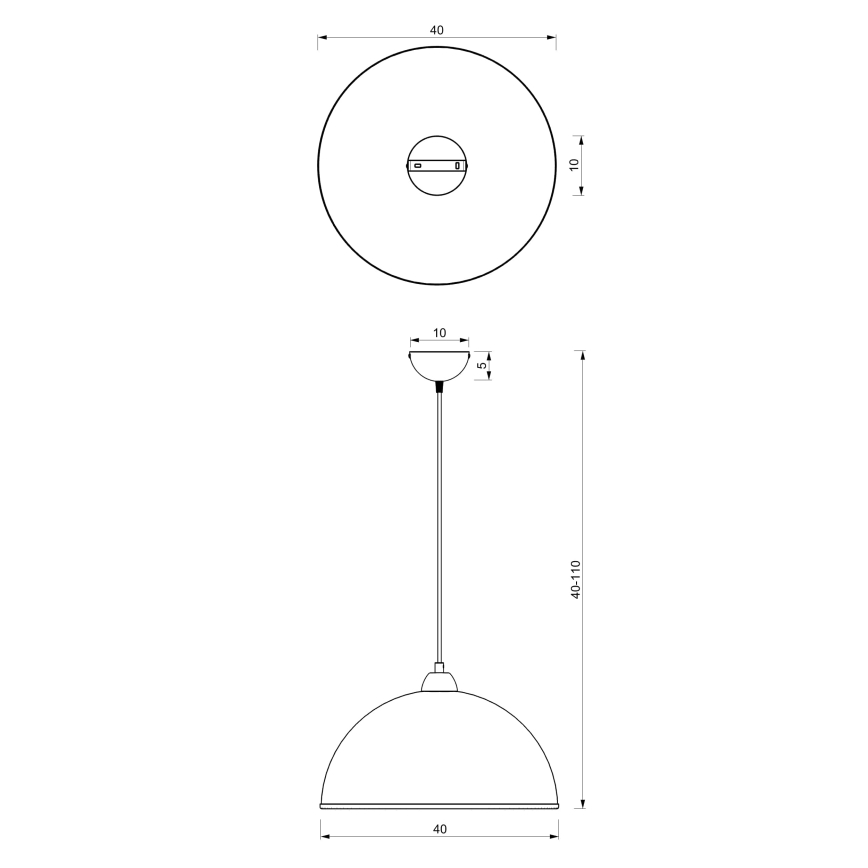 Pakabinamas sietynas KITCHEN 1xE27/15W/230V balta/chromas