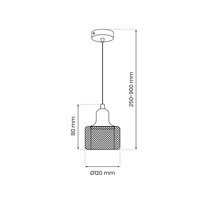 Pakabinamas sietynas LUMI 1xG9/8W/230V